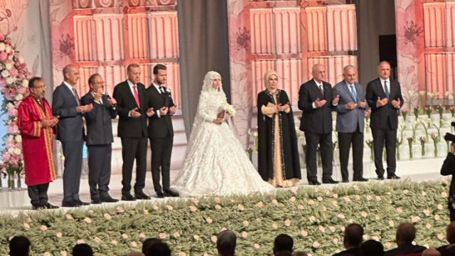 Cumhurbaşkanı Erdoğan, yeğeni Usame Erdoğan'ın nikah şahitliğini yaptı