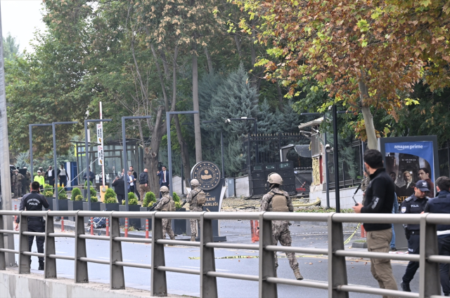 Bombalı saldırı girişiminde bulunulan İçişleri Bakanlığı bölgesinden ilk görüntüler geldi