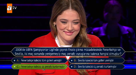 Zehra Güneş'i terleten soru! Telefonla joker hakkını kullandı, Volkan Demirel bir saniye bile düşünmeden yanıtladı