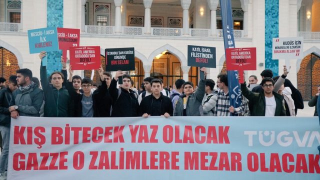 TÜGVA'dan tüm Türkiye'de İsrail Protestosu