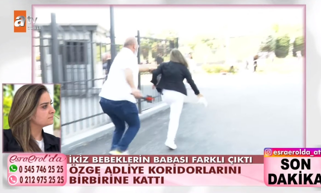 Esra Erol'da damga vuran ihanet olayında son perde: Boşanmak için adliyeye giden kadın, kocasının yasak aşkıyla kavga etti