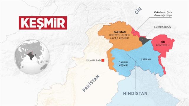 Gözler Gazze'ye çevrilmişken Pakistan ve Hindistan askerleri sınırda birbirine ateş açtı