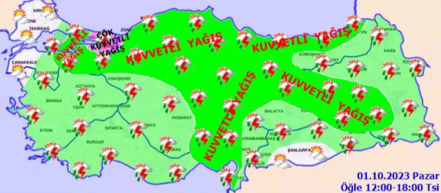 Meteoroloji 44 kenti sarı ve turuncu kodla uyarmıştı! Sağanak yağış İstanbul'da çok kuvvetli başladı