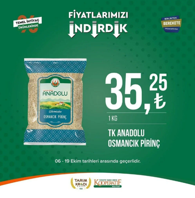 Cumhurbaşkanı Erdoğan'ın çağrısının ardından yüzde 50'ye varan indirim yaptılar! İşte Tarım Kredi marketlerinde fiyatı düşen ürünler