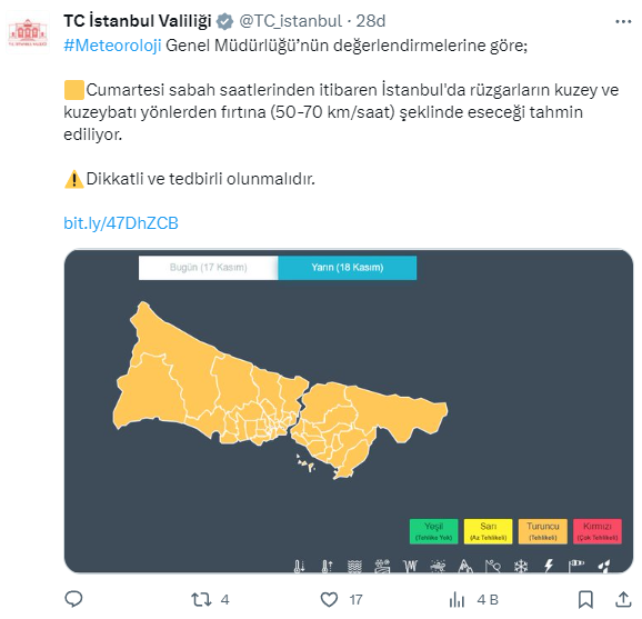 Meteoroloji tarih verdi! Marmara için kuvvetli fırtına uyarısı