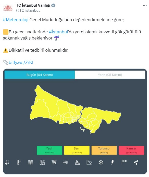 Sağanak yağışın esir aldığı İstanbul'a peş peşe uyarı: Sel ve su baskınlarına karşı dikkatli olunmalı