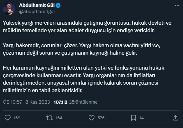 Yargıtay'ın AYM üyelerine suç duyurusunda bulunmasına siyasilerden peş peşe tepki geldi