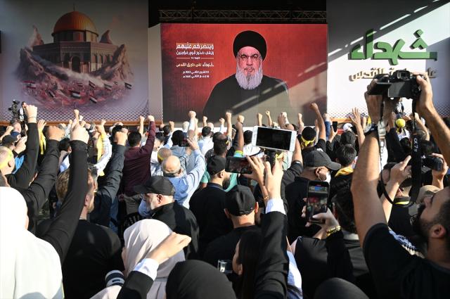 Hizbullah lideri Nasrallah'tan çok konuşulacak itiraf: Arap ülkeleri Gazze'ye müdahale etmememiz için yalvarıyor