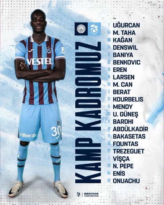 Abdullah Avcı, en güvendiği iki ismi kafileye dahil etti! İşte Trabzonspor'un Fenerbahçe kamp kadrosu