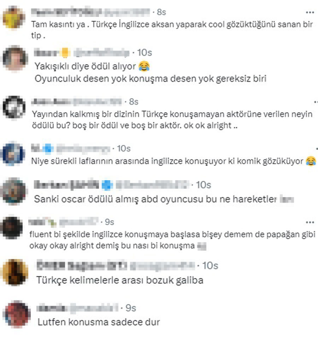 Altın Kelebek'te ödül alan Kerem Bürsin, sahnede konuşamadı