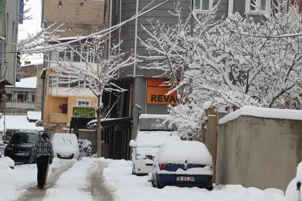 Karın esir aldığı Van'da muhtar koyunları dışarı çıkarmak için 4 metrelik tünel kazdı