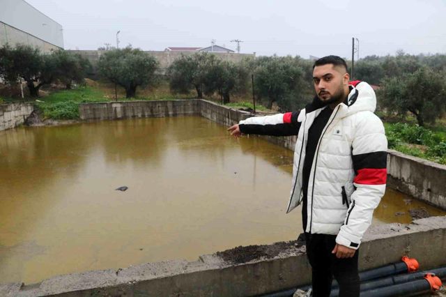 Hatay'daki fabrikada depolar patladı, 50 ton zeytinyağı araziye aktı