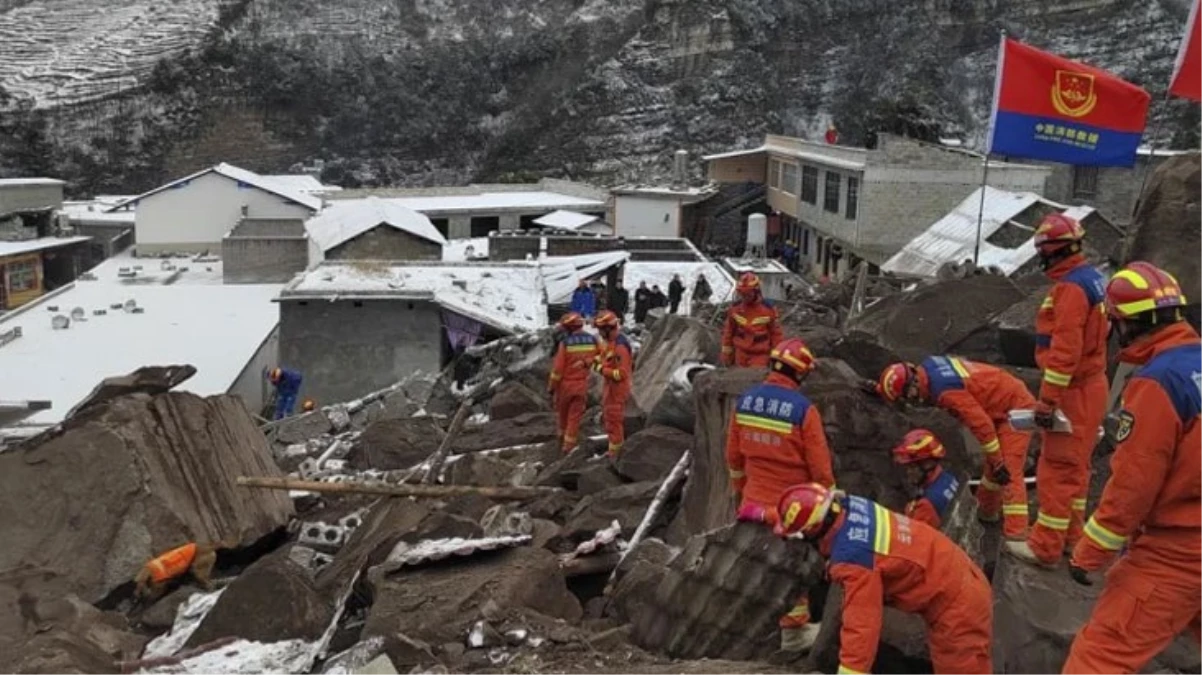 Çin'de heyelan faciası! 18 hane toprak altında kaldı, 47 kişiye ulaşılamıyor