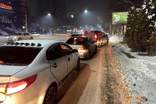 Sincan Uygur Özerk Bölgesi'ndeki 7'lik deprem kamerada