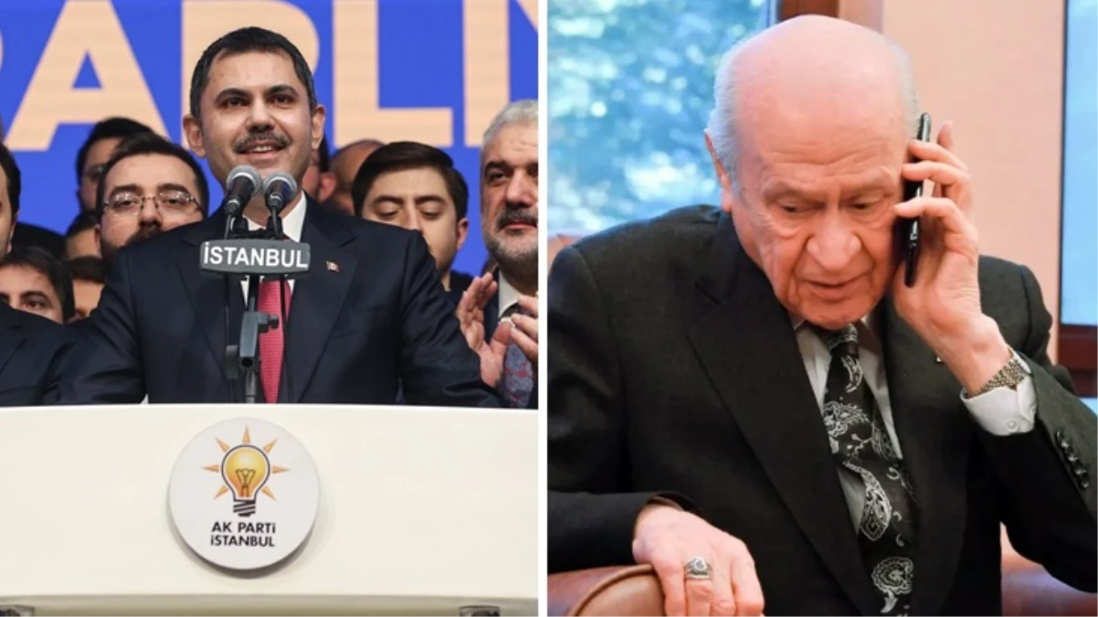 Bahçeli, Murat Kurum'u arayıp tebrik etti