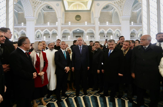 Cumhurbaşkanı Erdoğan, Şahinbey Millet Camii'nin açılışını gerçekleştirdi