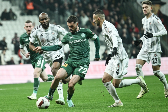 Kara Kartal sahasında güldü! Beşiktaş, Konyaspor'u rahat geçti