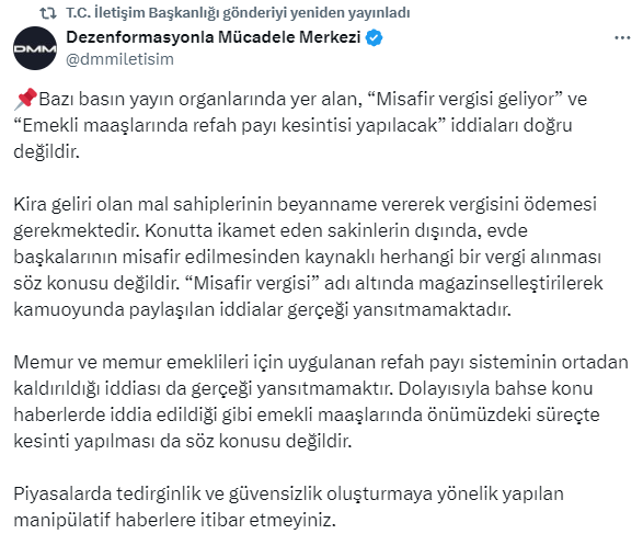 Emekli maaşlarındaki refah payı kaldırılıyor mu? İletişim Başkanlığı'ndan gündem yaratan iddiaya yalanlama