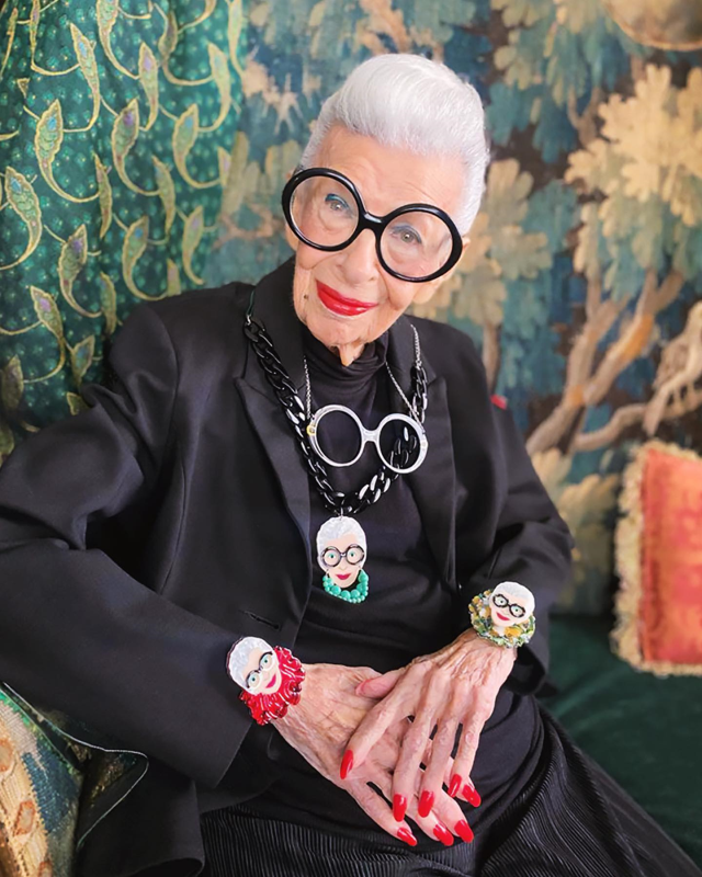 Moda dünyasının efsane ismi Iris Apfel, 102 yaşında hayatını kaybetti