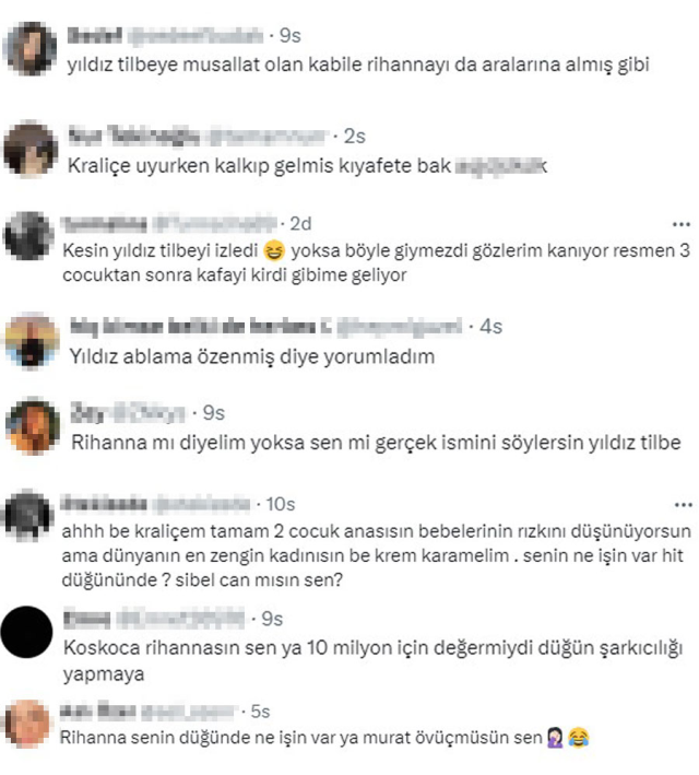 Dünyanın en pahalı düğünün partisinde sahne alan Rihanna, kıyafetiyle alay konusu oldu: Yıldız Tilbe'ye özenmiş