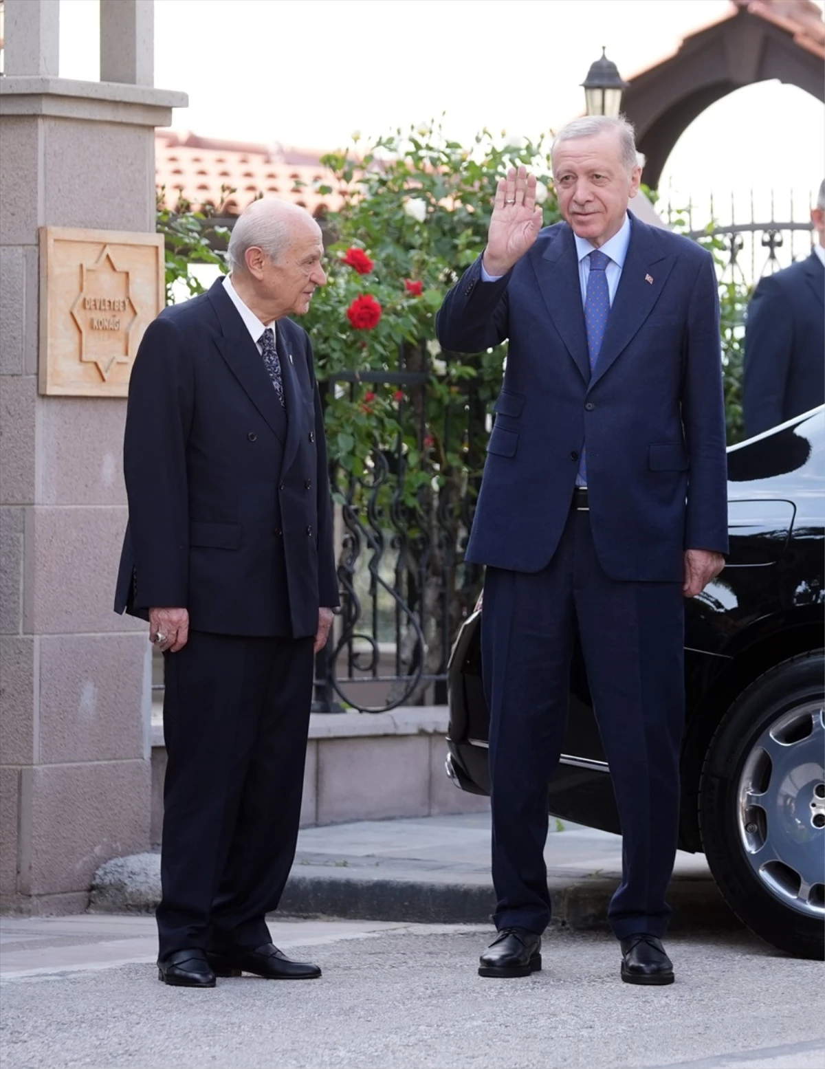 Cumhurbaşkanı Erdoğan ve MHP Genel Başkanı Bahçeli, seçimden sonra ilk kez bir araya geldi