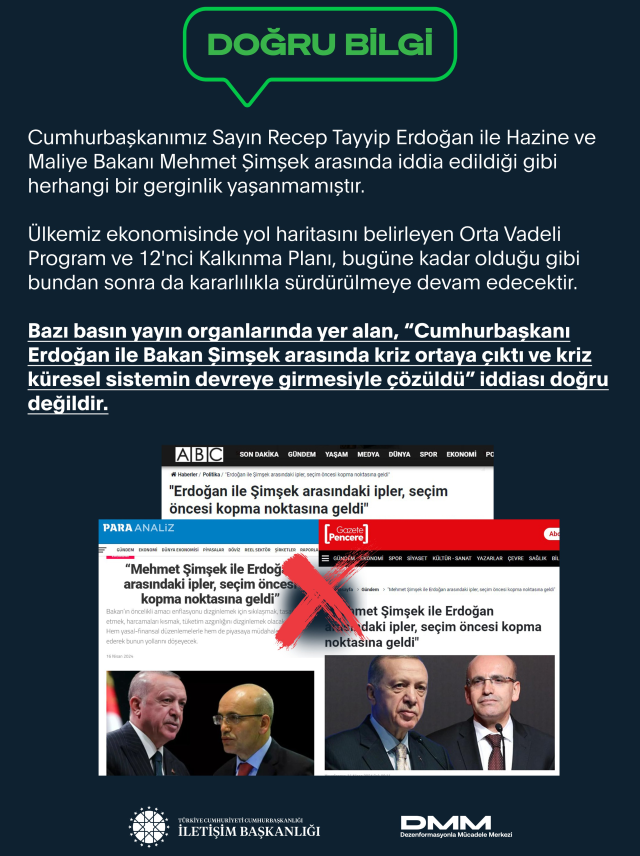 Cumhurbaşkanı Erdoğan'la aralarında kriz mi var? Bakan Şimşek'ten dedikoduları bitiren sözler