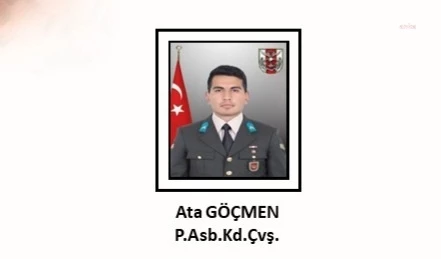 Piyade astsubay kıdemli çavuş Ata Göçmen şehit oldu